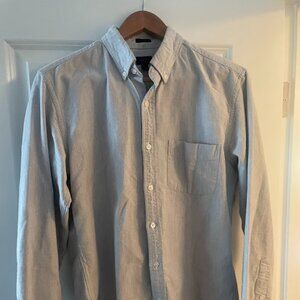 J. Crew Men's Slim Gray Oxford Button-Down Shirt - Style 35232 HO 14